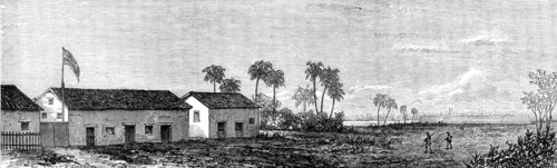 The British Consulate, Omoa, Honduras, 1873. Creator: Unknown.