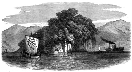 Sketches in Japan: the Pappenberg, or Island of Takaboko, 1873. Creator: Unknown.