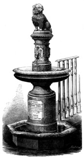 Greyfriars Bobby's Memorial, Edinburgh, 1873. Creator: Unknown.