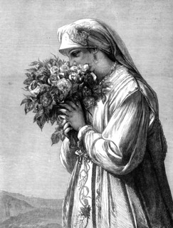 Les Roses. by Portaels, 1873. Creator: William Biscombe Gardner.