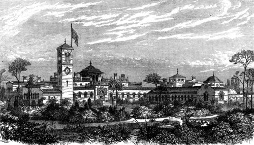 Residence of the British Legation at Teheran, 1873. Creator: Unknown.