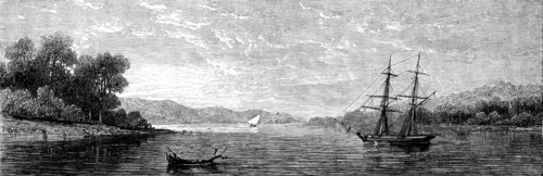 The East African Slave Trade: Rovooma River, 1873. Creator: Unknown.