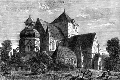 Trondhjem Cathedral, 1873. Creator: Unknown.