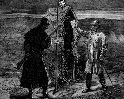 The Autumn Campaign on Dartmoor: our special artist challenged, 1873. Creator: Unknown.