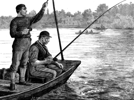A member of a Thames angling club, 1873. Creator: William Biscombe Gardner.
