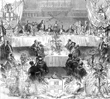 The Lord Mayor's Table, 1873. Creator: H. Crane.