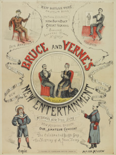 Bruce and Verne's New Entertainment, 1886. 'This Entertainment given in connection with Maskelyne