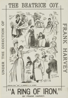 A Ring of Iron, late 19th century. 'In Australia - Nancy (Miss Eyre Robson), Sam Thorpe (Mr. T. W.