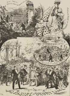 Pleasure at the Drury Lane theatre, late 19th century. 'Act V., Tableau 3 - Rescued from the