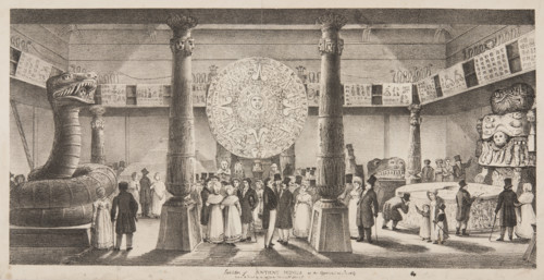 Exhibition of Antient [sic] Mexico at the Egyptian Hall, Piccadilly, London, c1824. Ancient Mexico
