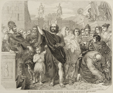 Mr Haydon's picture of "The Banishment of Aristides" at the Egyptian Hall, Piccadilly, 1846.