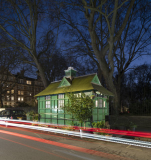 General view of the Cabmen's Shelter from the north-west, Wellington Place, St John's Wood, City of