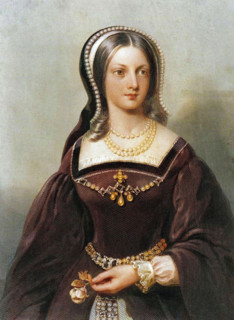 Lady Jane Grey, Queen of England. After the death of the 15 year-old King Edward VI, Lady Jane Grey