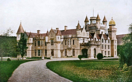 Balmoral Castle, Scotland, c1920. Queen Victoria's favourite royal residence. Illustration from