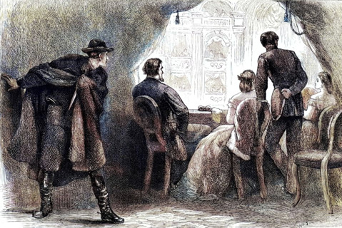Assassination of President Lincoln, Washington DC, 1865 (c1880). On Good Friday, 14th April 1865,