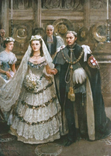 'The Marriage of the Prince of Wales with Princess Alexandra of Denmark in St. George's Chapel,
