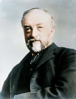 Samuel Pierpont Langley, Secretary, Smithsonian Institute, 1913. (Colorised black and white print).