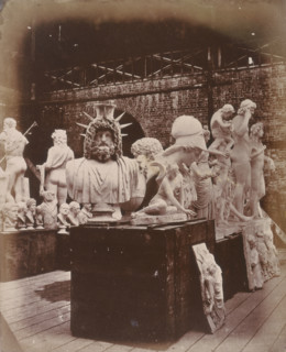 'Group of Sculpture in the Roman Court', Crystal Palace, Sydenham, 1852-1854. Designed by Sir