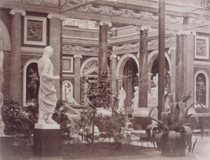 'Exterior of the Italian Court', Crystal Palace, Sydenham, 1852-1854. Designed by Sir Joseph Paxton