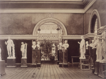 'Interior of the Roman Court', Crystal Palace, Sydenham, 1852-1854. Designed by Sir Joseph Paxton