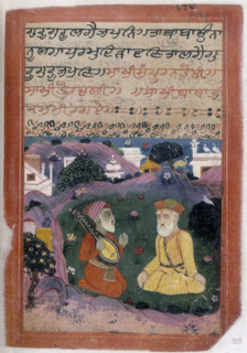 Guru Nanak Janam shakhi, illustrated manuscript, 1733