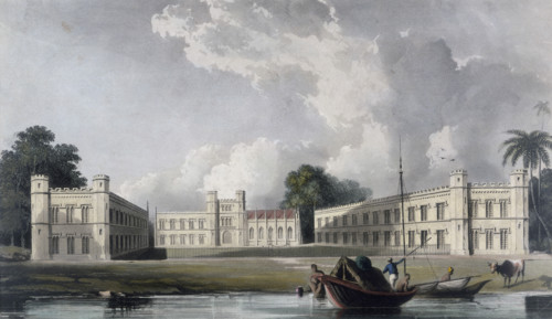 Bishop's College, Calcutta, India, early 19th century. Anglican educational establishment founded