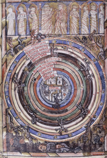 Table of the Spheres between Heaven and Hell, with the Fallen Angels becoming Devils, 1340-1350.
