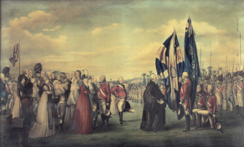 Consecration of the Colours of the Third Regiment of Royal East India Volunteers at Lord's Cricket