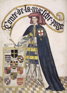 Roger Mortimer, c1430-c1440 (before 1450). Portrait of Roger Mortimer, Earl of March, a Knight