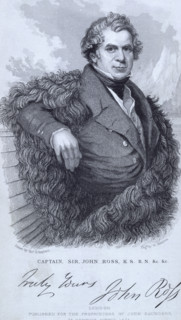 Captain, Sir John Ross, KS, RN, Scottish naval officer and polar explorer, 1835. Portrait of John