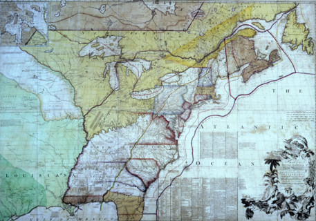 Map of the British Colonies in North America, c1770-c1783. This map is the one on which the British
