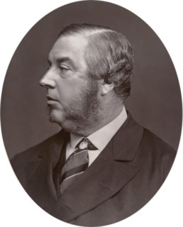 George Sclater-Booth MP, President of Local Government Board, 1878. While a Conservative member of