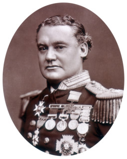 Rear-Admiral Sir William Nathan Wright Hewett, 1882. Hewett (1834-1888) entered the Royal Navy as a