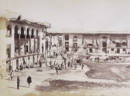 Shah Shoja's old palace, Bala Hissar, Kabul, Afghanistan, c1879. This was the residence of the