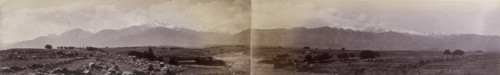 The Safed Koh mountain range, Afghanistan, 1879. A view of mountains on the Pakistan-Afghanistan