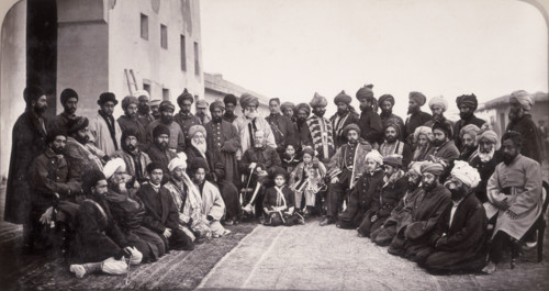 General Roberts and Sirdars of Kabul, Afghanistan, 1879. Roberts was in command of the Punjab