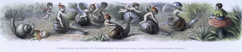 'Water lilies and water fairies of the period', c1869-c1870. 'Amongst the sports and pastimes of