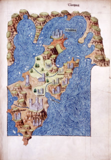 Mitilena (Lesbos), c1485. Mytilene is the capital and port of the Greek island of Lesbos.