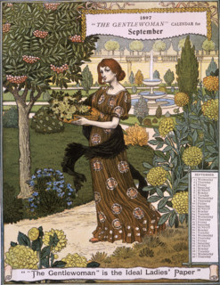 The Gentlewoman Calendar for September 1897. Describing itself as the 'ideal Ladies' paper', "The