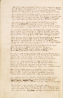 The Gondal Poems by Emily Brontë, 1844-1848. English novelist and poet Emily Jane Brontë