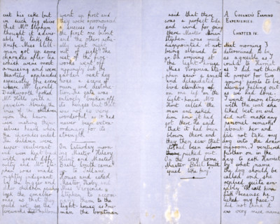 Hyde Park Gate News, family magazine produced by Virginia Woolf and Vanessa Bell, 1891-1892. Page