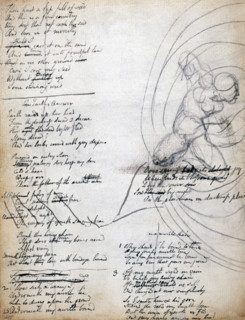 Earth Answer, c1787-1818? Page of drawings and text from a sketchbook. From the Manuscript