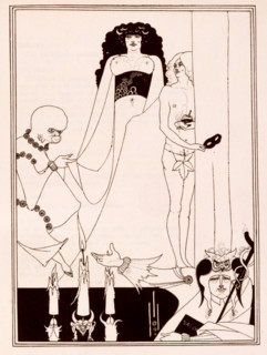 Enter Herodias, 1907. Illustration from "Salome. A tragedy in one act: translated from the French