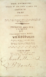 Title page of "The Foundling - A Tale Of Our Own Times by Captain Tree", 1833. At the age of