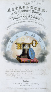Title page of "The Astrologer of the Nineteenth Century...", 1825. ..."Or the Master Key of