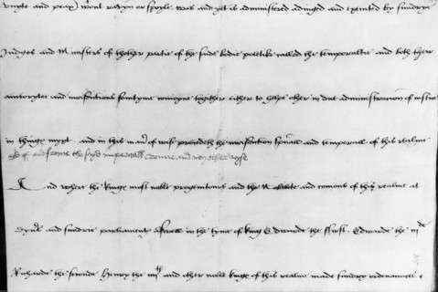 The "Act in Restraint of Appeals to Rome", reformation statute, 1533. This was the first of the