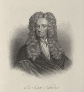 Sir Isaac Newton, 1700, (1834-1837). Newton (1642-c1726) was an English mathematician, physicist,