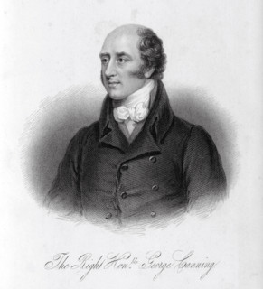 The Right Honble. George Canning, c1800-c1827, (1834-1837). British statesman known for his liberal