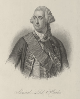 Admiral Lord Hawke, c1759, (1834-1837). British admiral whose naval victory in 1759 put an end to