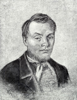 Portrait of Fyodor Mikhaylovich Dostoyevsky at the age of 26, 1847. Russian author (1821- 1881).